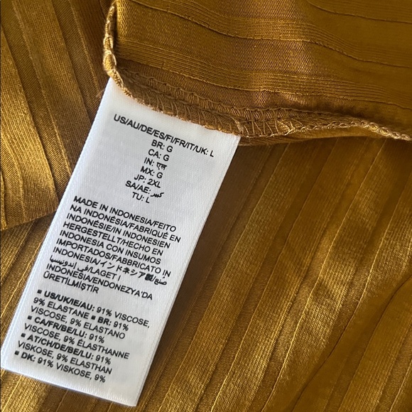 Daily Ritual Large  Ribbed Long Sleeve Maxi Dress - NWT - Picture 7 of 7